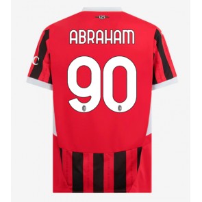 AC Milan Tammy Abraham #90 Domaci Dres 2024-25 Kratak Rukavima